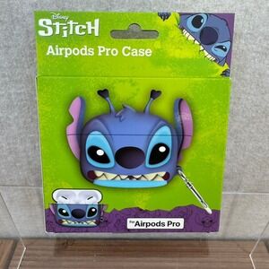 Disney Stitch Airpods Pro Case Protective Cover Blue